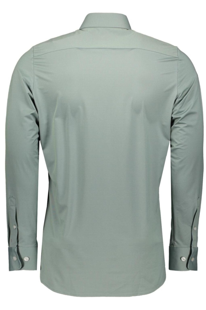 OVERHEMD E21300 21750 404 LIGHT GREEN PLAIN